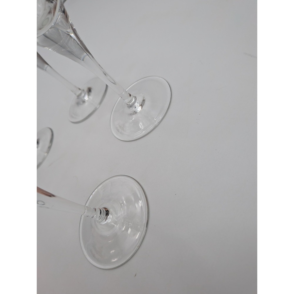 Set of 4 Vintage Rosenthal Studio Line Crystal Champagne Coupe Glasses 6" MCM - Picture 7 of 10